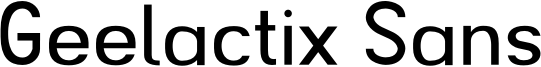 Geelactix Sans Font