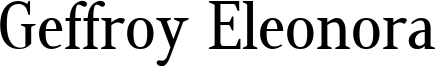 Geffroy Eleonora Font