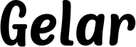 Gelar Font