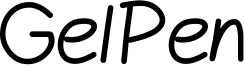 GelPen Font