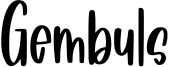 Gembuls Font
