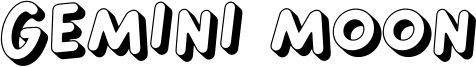 Gemini Moon Font
