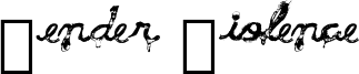 Gender Violence Font