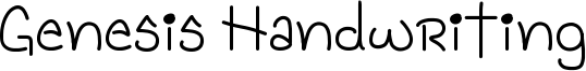 Genesis Handwriting Font