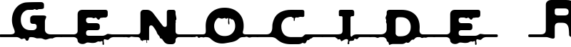 Genocide Rmx 2 Font