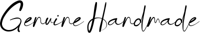Genuine Handmade Font
