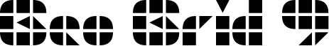 Geo Grid 9 Font
