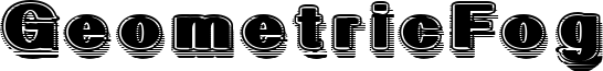 GeometricFog Font