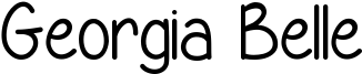 Georgia Belle Font