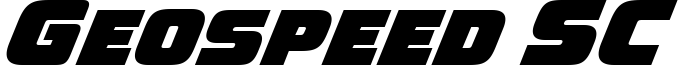 Geospeed SC Font