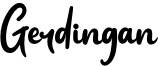 Gerdingan Font