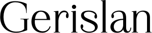 Gerislan Font