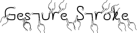 Gesture Stroke.otf