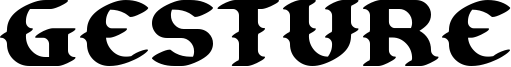 Gesture Font