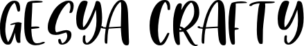 Gesya Crafty Font