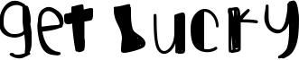 Get Lucky Font