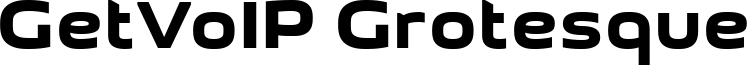 GetVoIP Grotesque Font