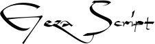 Geza Script Font