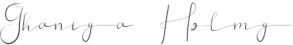 Ghaniya Holmy Font