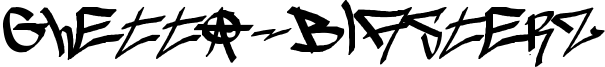 Ghetto-blasterz Font