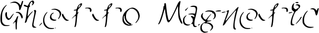 Ghetto Magnetic Font