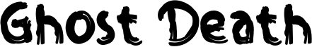 Ghost Death Font