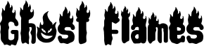 Ghost Flames Font