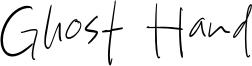 Ghost Hand Font