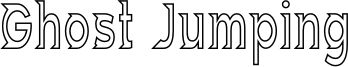 Ghost Jumping Font