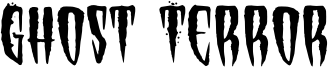 Ghost Terror Font