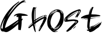 Ghost Font