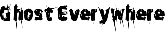 Ghost Everywhere Font