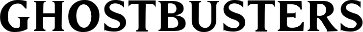 Ghostbusters Font