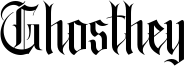Ghosthey Font