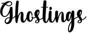 Ghostings Font