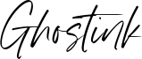Ghostink Font
