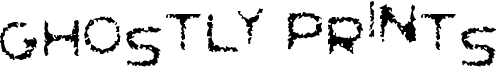Ghostly Prints Font