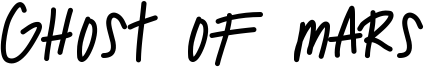 Ghost Of Mars Font