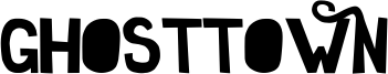 Ghosttown Font