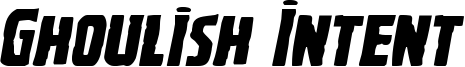 ghoulishintentexpandital.ttf