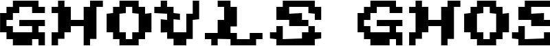 Ghouls Ghosts and Goblins Font