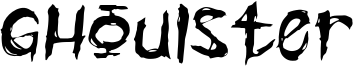 Ghoulster Font