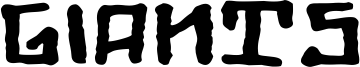 Giants Font