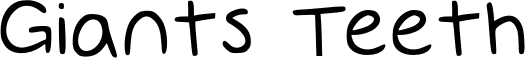 GiantsTeeth.otf