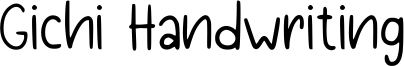 Gichi Handwriting Font