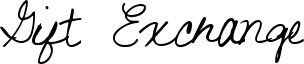 Gift Exchange Font
