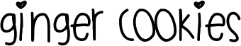 Ginger Cookies Font