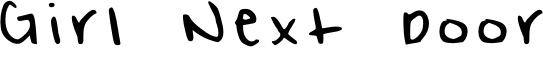 Girl Next Door Font
