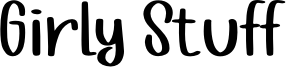 Girly Stuff Font
