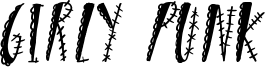 Girly Punk Font
